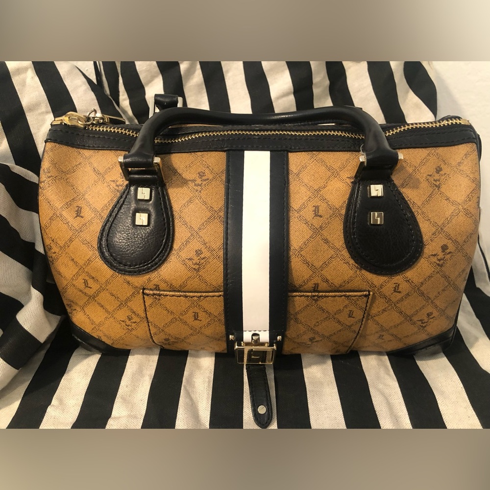 L.A.M.B. Handbag and Clutch Wallet in Saddle